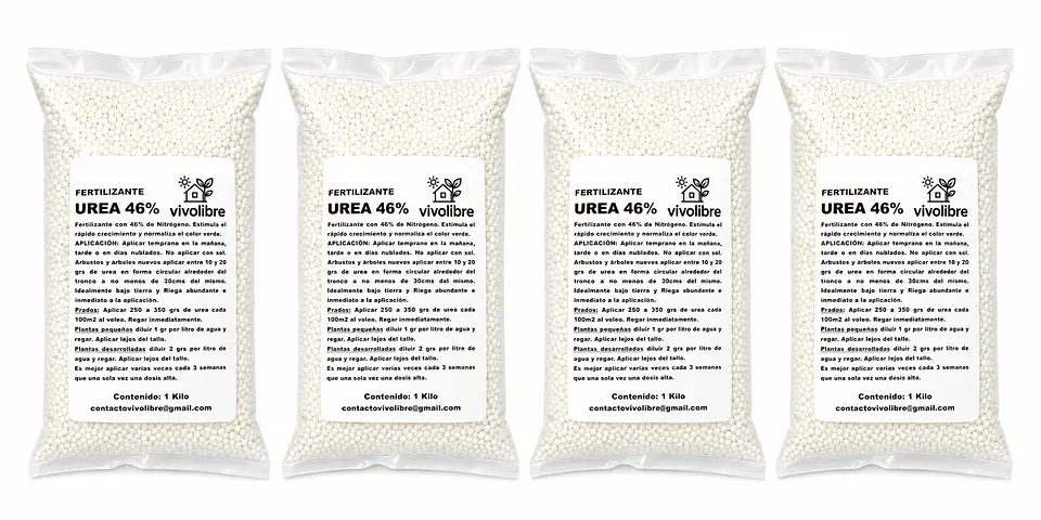 UREA GRANULADA 46% NITROGENO 4 KILOS 1