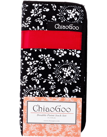 ChiaoGoo Set de palillos doble punta para calcetines 15cm Acero Inoxidable