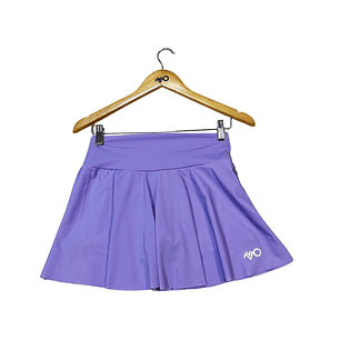 FALDA LILAC WHITE