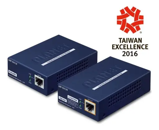 Planet Kit Extensor500mt-utp 10/100mbps Inc-fuente/48-56vdc