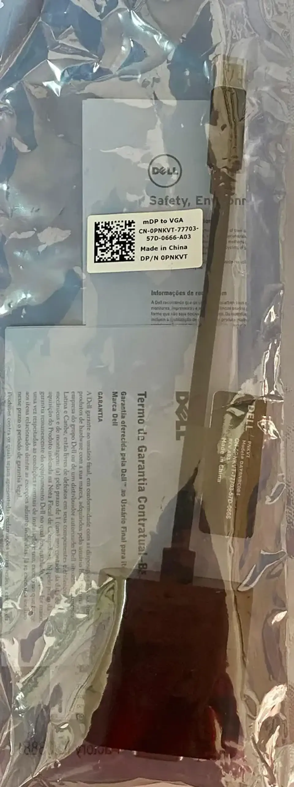 Dell Cable Mini Displayport A Vga 0pnkvt. 2