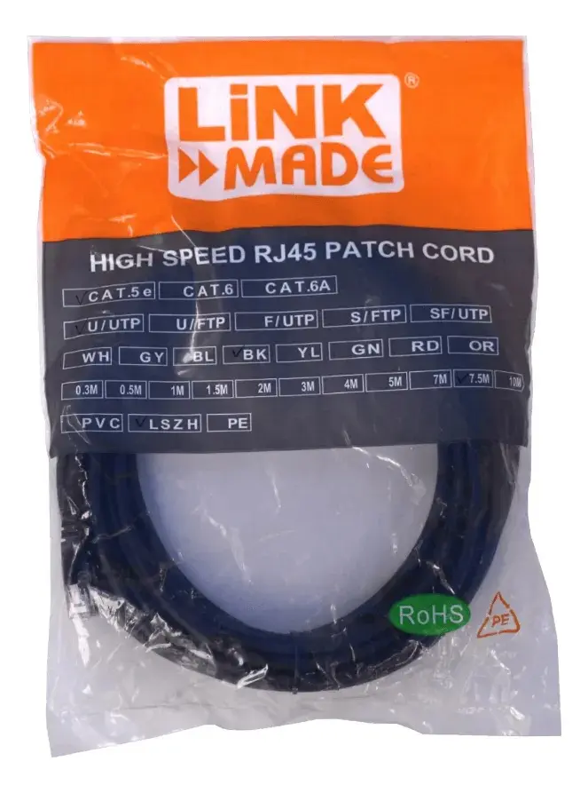 Linkmade Cpn-75l Cable De Red Cat 5e 7.5m Negro