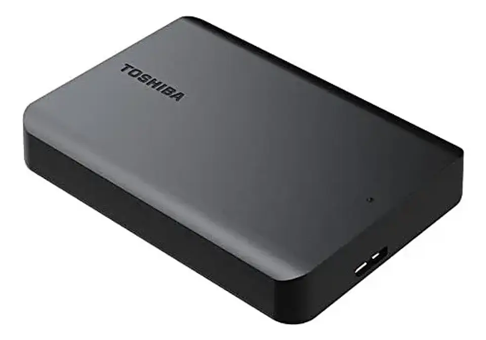 Disco Duro Externo Toshiba Canvio Basics 1TB Negro HDTB510XK3AA USB 3.2 3