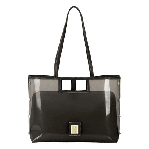 Tote Vizzano Negro Vinilo 10024-1-22720-42886