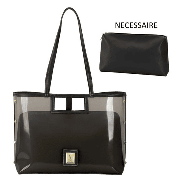 Tote Vizzano Negro Vinilo 10024-1-22720-42886 2