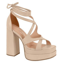 Sandalia Maxi Plataforma Vizzano EcoCuero Beige 1395-107-7286-29452