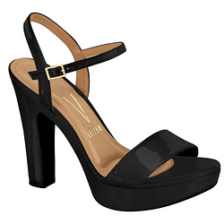 Sandalia Mujer Vizzano Efecto Charol Negro 6292-200-13488-15745