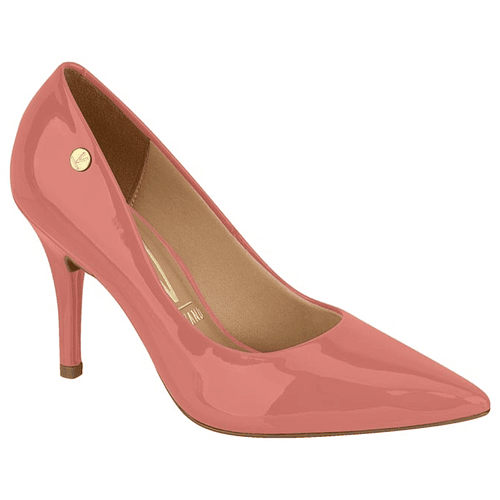 Zapato Taco Aguja Stiletto Vizzano Efecto Charol Rosado 1184-1101-13488-91904