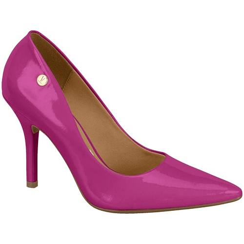 Zapato Taco Aguja Stiletto Vizzano Efecto Charol Magenta 1184-1101-13488-90499