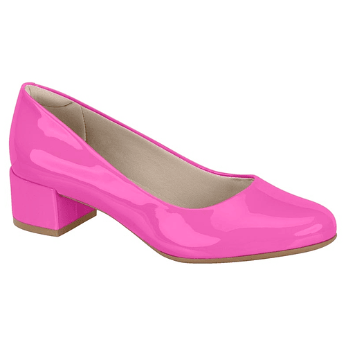 Zapato Beira Rio Efecto Charol Pink Neon 4301-100-13488-87416