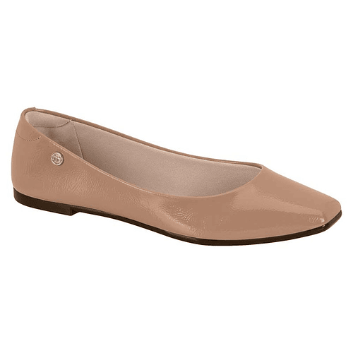 Ballerina Mujer Moleca Efecto Charol Nude 5735-215-11464-52531