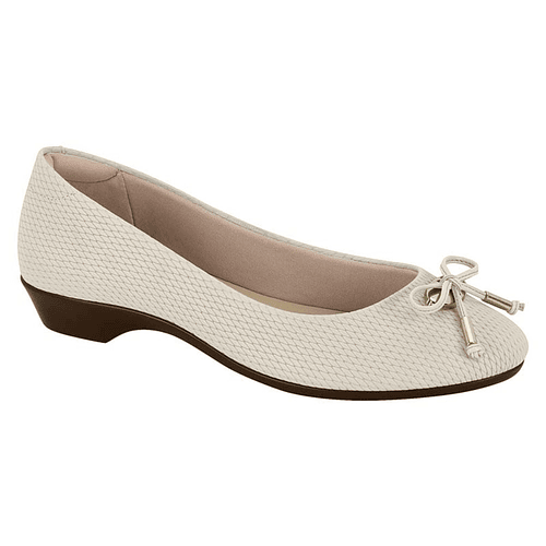 Ballerina Mujer Moleca EcoCuero Blanco Off 5787-103-26533-35312