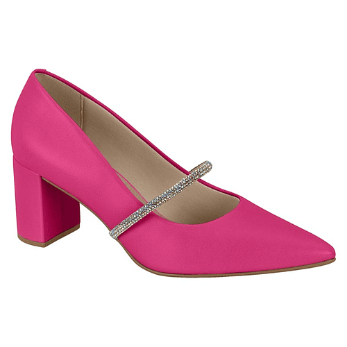 Zapato Taco Cuadrado Beira Rio EcoCuero Pink 4241-230-9569-93371