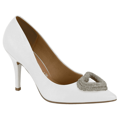 Zapato Taco Aguja Stiletto Vizzano EcoCuero Blanco 1184-1178-7286-16072