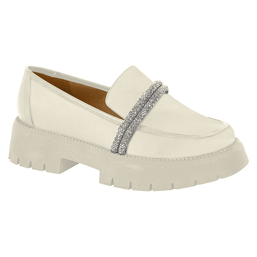 Mocasin Mujer Vizzano Eco Cuero Blanco Off 1413-103-24523-90556