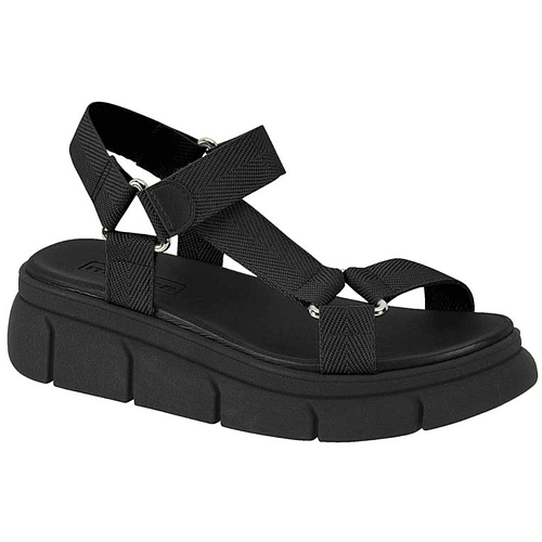 Sandalia Mujer Moleca Textil Negro 5483-103-26554-15745