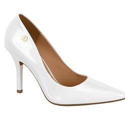 Zapato Taco Aguja Stiletto Vizzano Efecto Charol Blanco 1184-1101-13488-16072