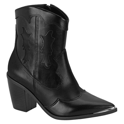 Botin Texano Vizzano EcoCuero Negro 3070-109-23580-15745