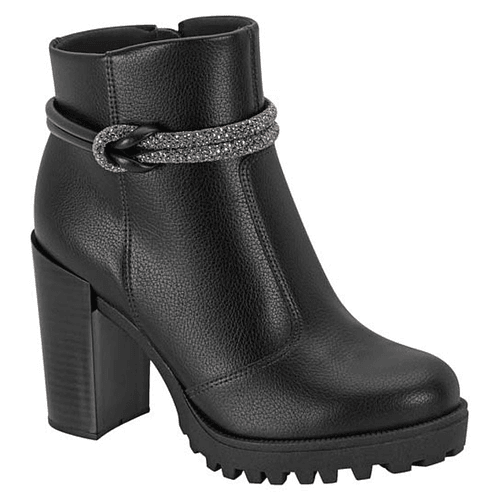 Botin Moleca EcoCuero Negro