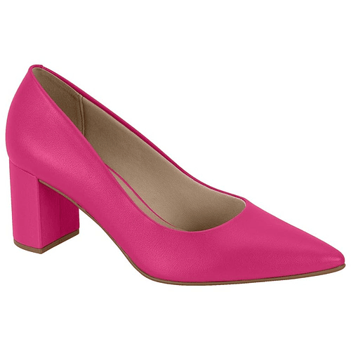 Zapato Taco Cuadrado Beira Rio EcoCuero Pink