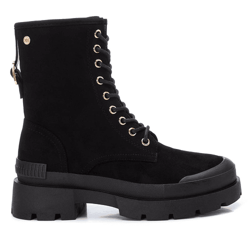 Botin Xti Efecto Gamuza Negro