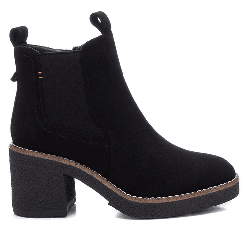 Botin Refresh Efecto Gamuza Negro