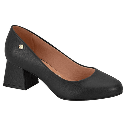 Zapato Taco Cuadrado EcoCuero Negro