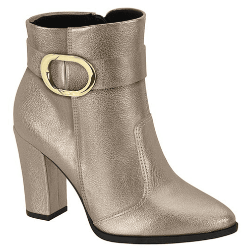 Botin Beira Rio Metalizado Oro Viejo 9043-140-27263-95674