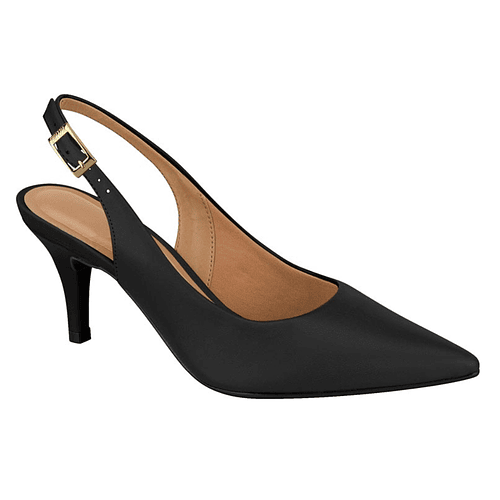 Stiletto Taco Aguja EcoCuero 1185-700-7286 - Negro