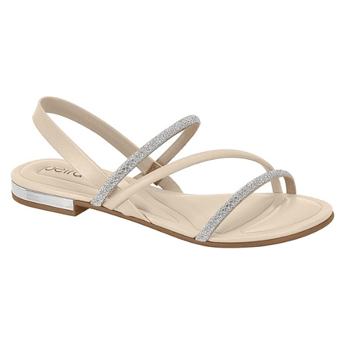 Sandalia Plana Eco Cuero Beige 8263-969-25664-92741