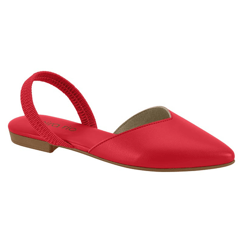 Ballerina Eco Cuero 4134-446-9921 - Rojo