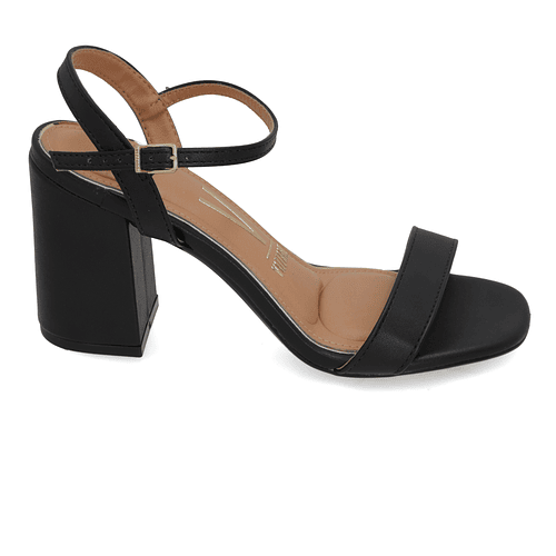 Sandalia Taco Cuadrado Eco Cuero Negro 6409-208-7286-15745