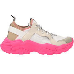 Zapatilla BKR Blanco Pink A6130