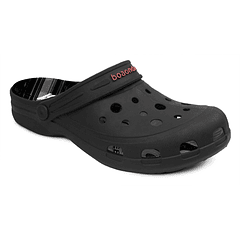 Clog Boaonda Hombre Negro 1716-JOHN-105-001