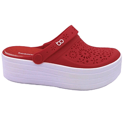 Clog Boaonda Mujer Rojo 1837-BALI-101-014