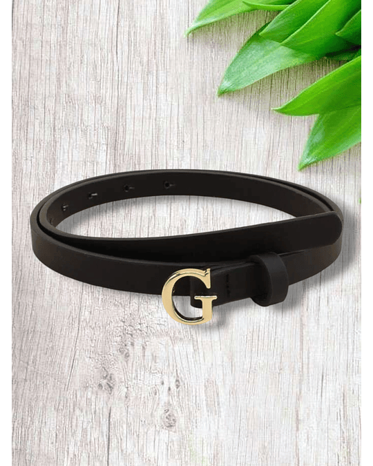 Chic Letter Buckle Belt