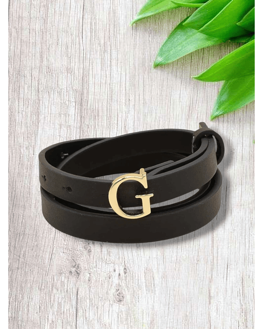 Chic Letter Buckle Belt