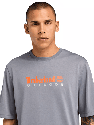 Men's UV Protection Logo Short-Sleeve Regular Fit T-Shirt