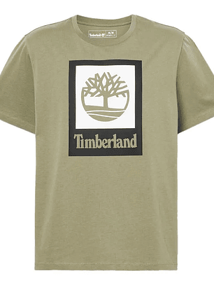 Timberland Camiseta de manga curta Stack Logo Colored