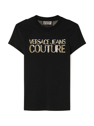 T-SHIRT INSTITUCIONAL LOGÓTIPO COM CRISTAIS PRETO