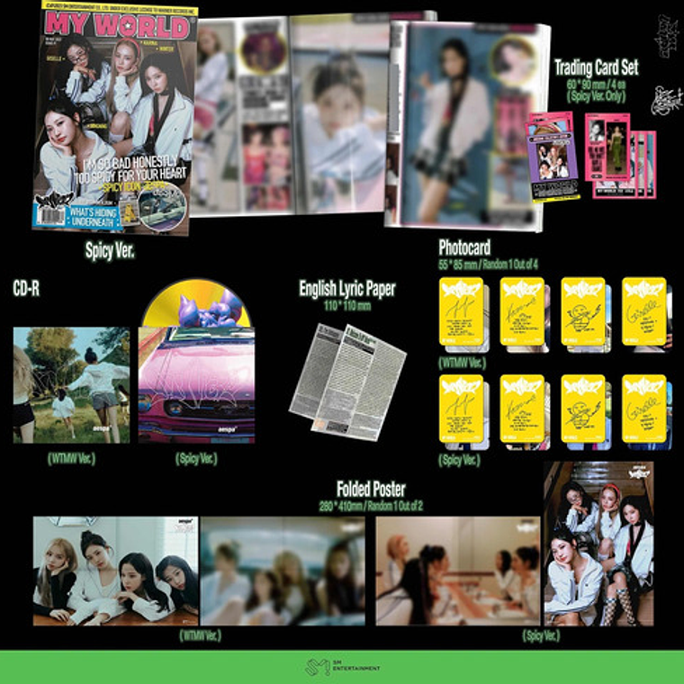 Aespa - My World: The 3rd Mini Album - Zine Ver. 2