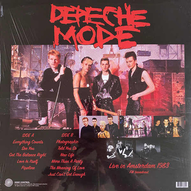 Depeche Mode More Than A Party In Amsterdam Live 1983 Vinilo 2