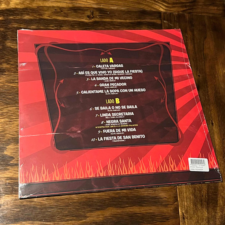 Vinilo Chico Trujillo - Gran Pecador (nuevo Sellado) 3