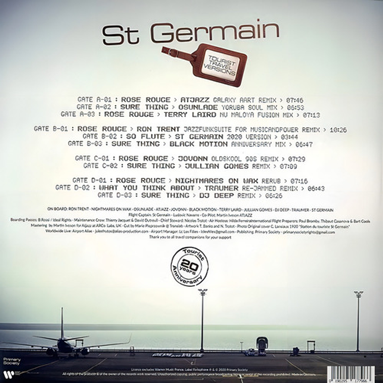 St Germain - Tourist Travel Versio 2lp 2