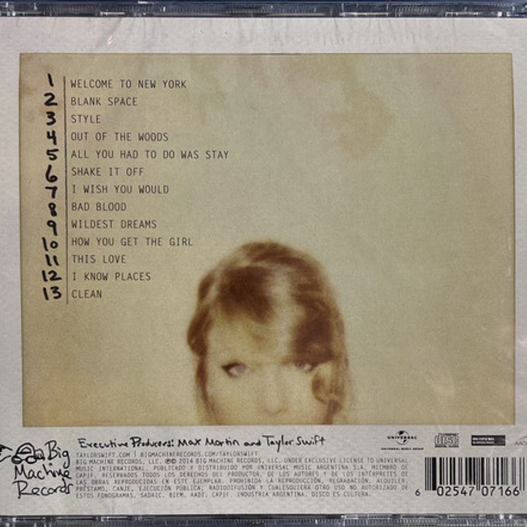 Taylor Swift - 1989 (cd) 2