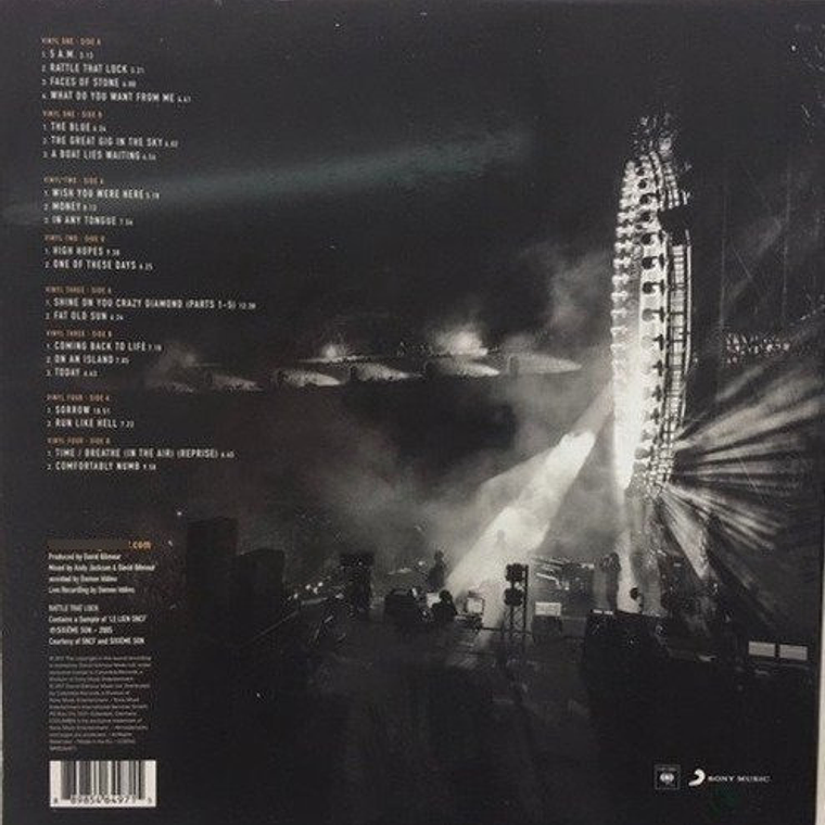 David Gilmour - Live At Pompeii 4lp 2