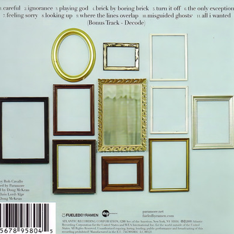 Paramore - Brand New Eyes (cd) 2