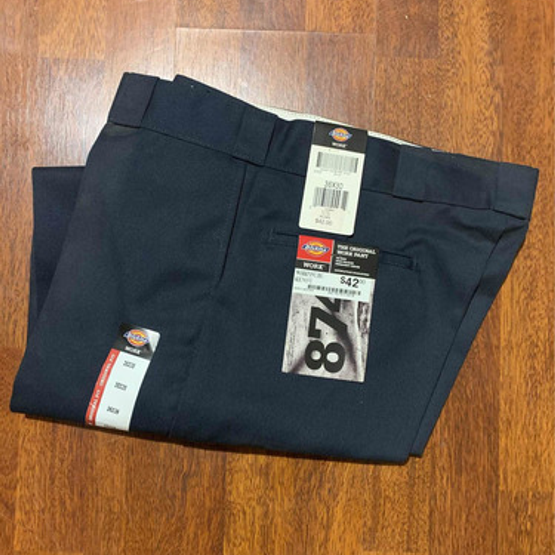 Pantalón Dickies 874 Original Fit 36x30 Azul Marino 1