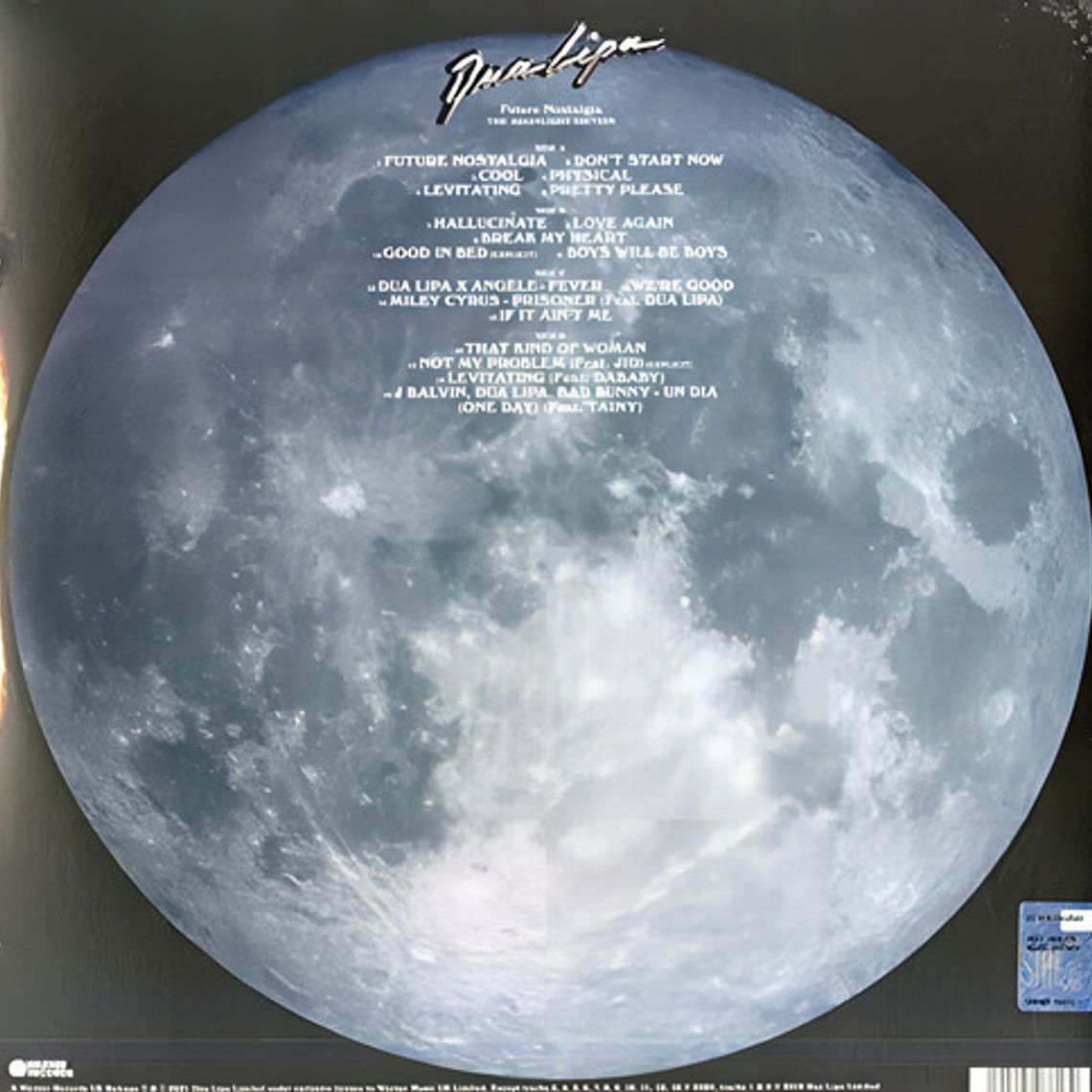 Vinilo Dua Lipa - Future Nostalgia (the Moonlight Edition) 2