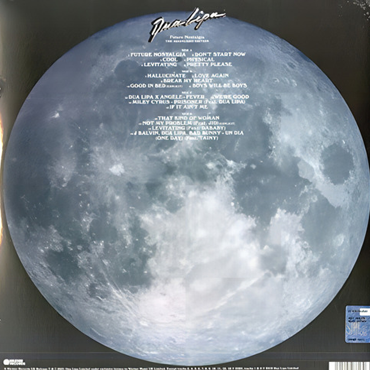 Vinilo Dua Lipa - Future Nostalgia (the Moonlight Edition) 2